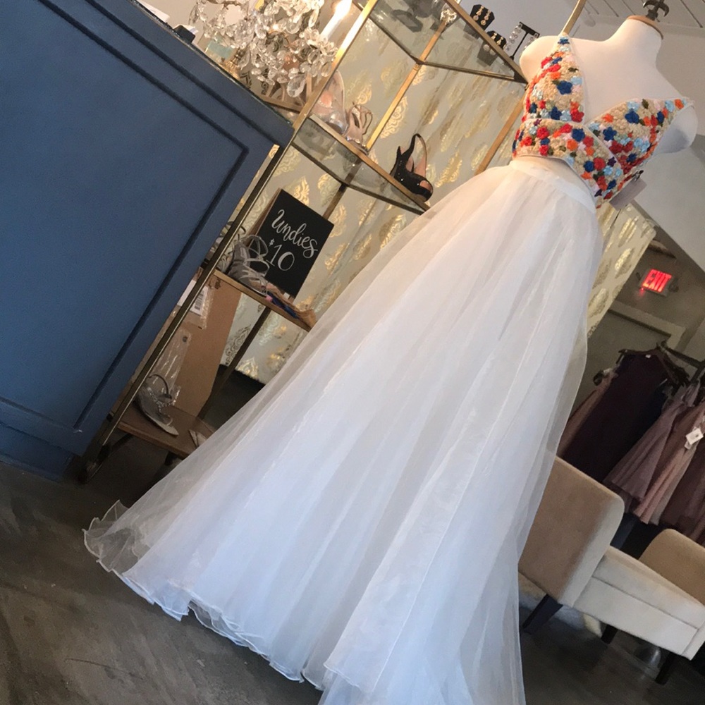 Sherri Hill two piece prom dress